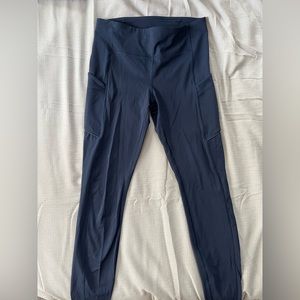 Lulu Lemon Navy Leggings with Pockets